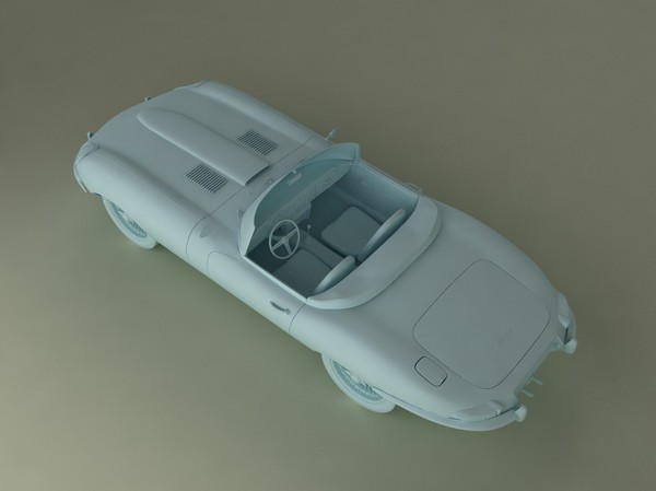roadster sport 3d model - Jaguar E-type... by desmonster